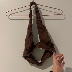 Brown Halter Bralette